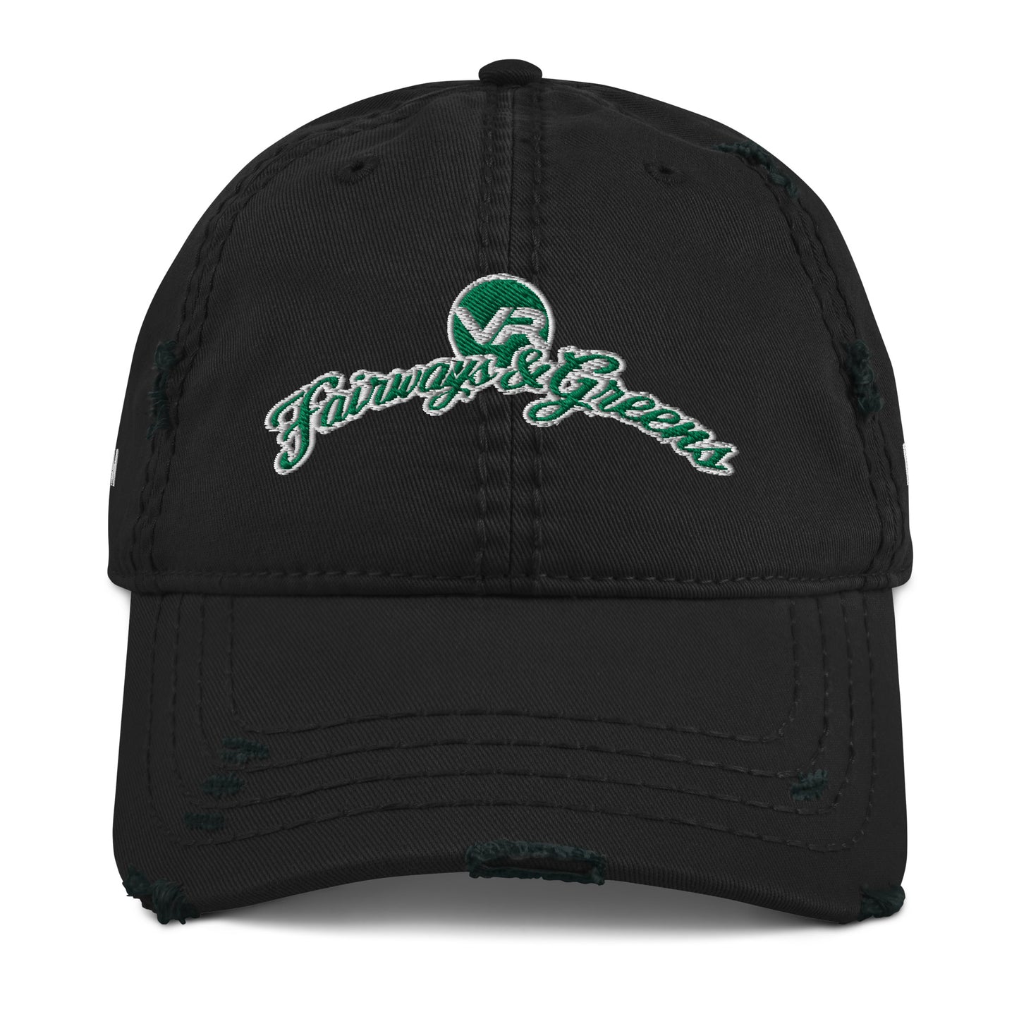 Vodrock Distressed Dad Hat - Fairways & Greens