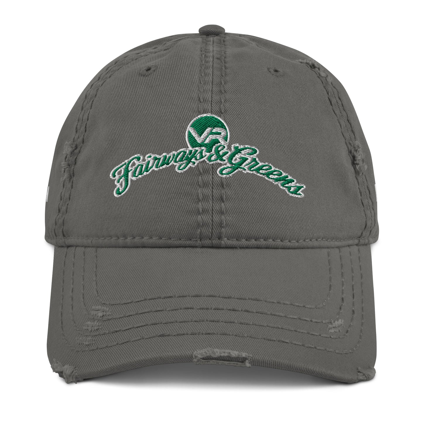 Vodrock Distressed Dad Hat - Fairways & Greens
