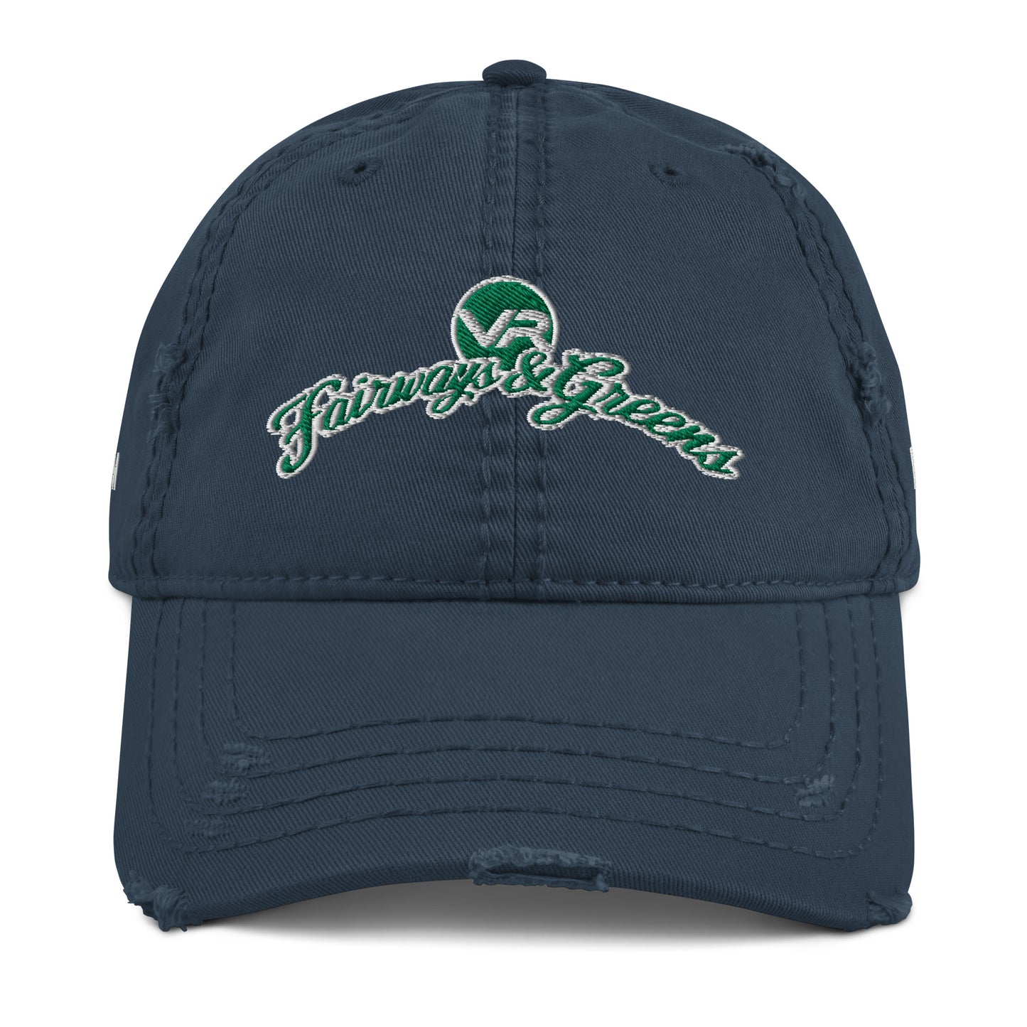 Vodrock Distressed Dad Hat - Fairways & Greens